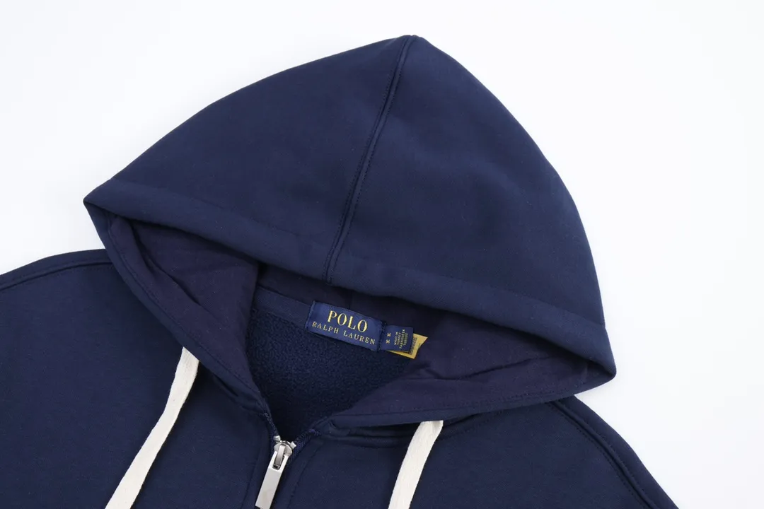 P260 Ralph Lauren white rope sweatshirt for men and women (pure cotton) Size: S-XXL
